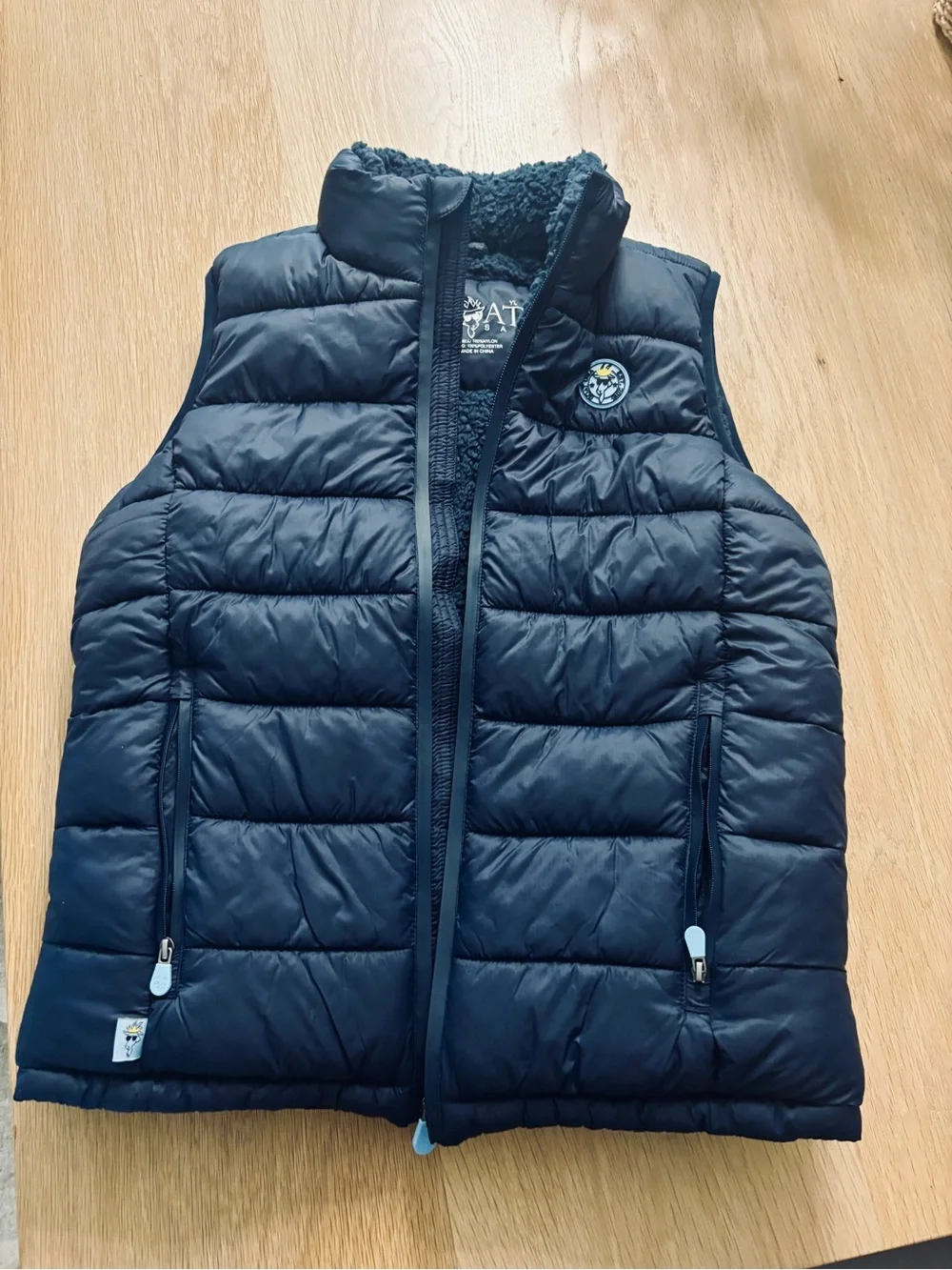 GOAT USA Boys Puffer Vest - Youth L - New Without Tags